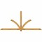 Ekena Millwork Redmond Rough Sawn Timber Gable Bracket, Western Red Cedar, 108"W x 49"H x 4"D x 4"F, 11/12 Pitch GBW108X49X0404RED00RWR - alternate 1
